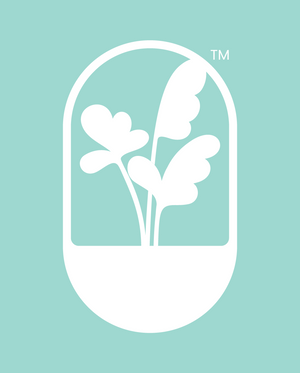 White PerkyPod logo on a light blue background with a TM symbol in the top right corner