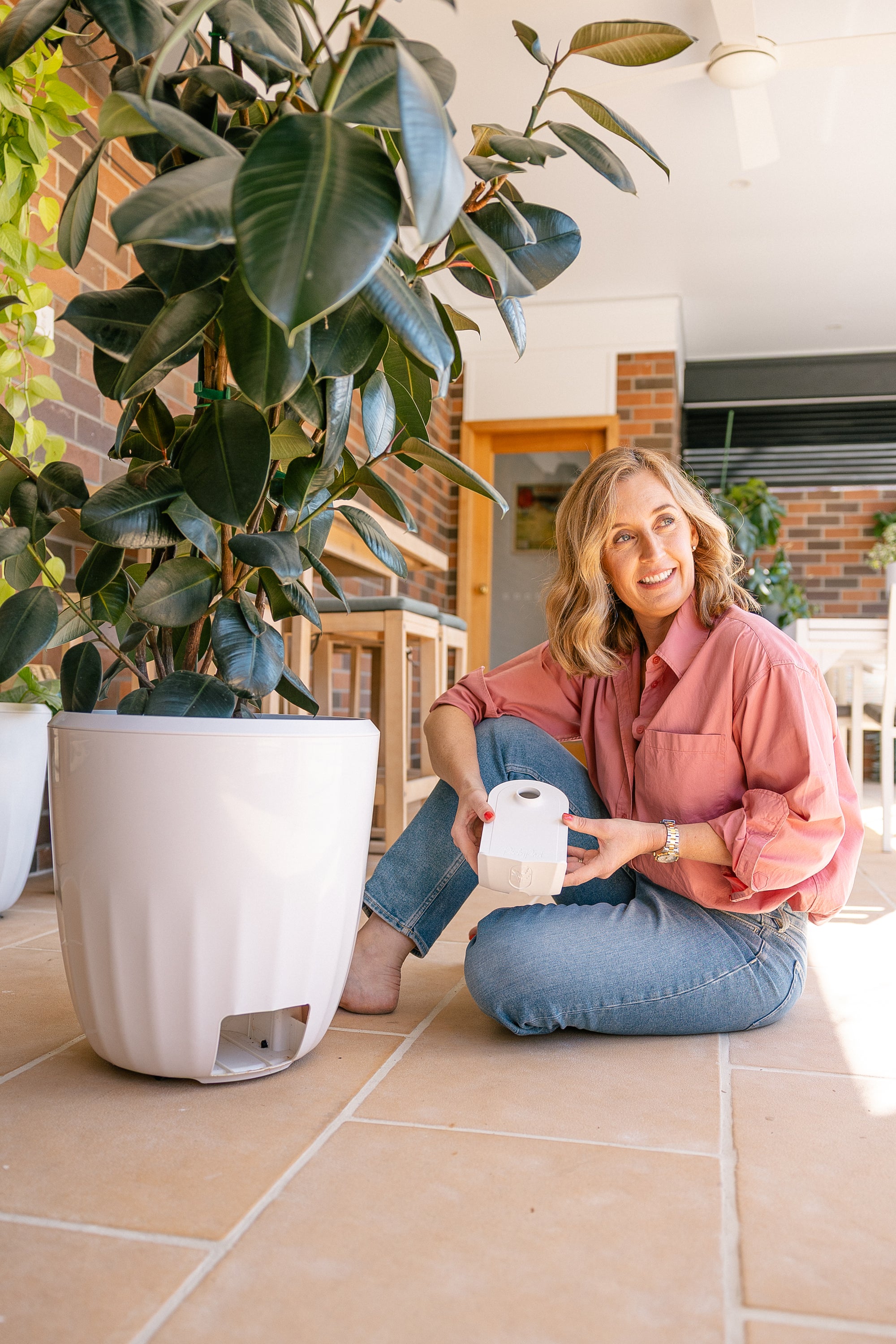 PerkyPod Plant Pot White